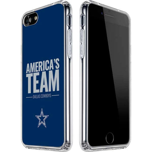 NFL Dallas Cowboys Team Motto iPhone SE (2nd & 3rd Gen) Clear Case