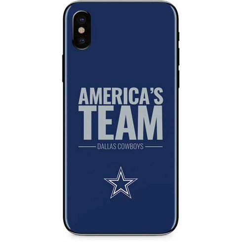 NFL Dallas Cowboys Team Motto iPhone XS Skin