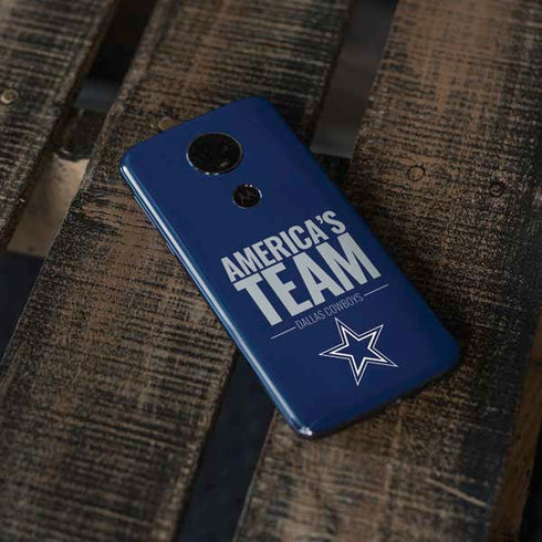 NFL Dallas Cowboys Team Motto Moto E5 Plus Skin