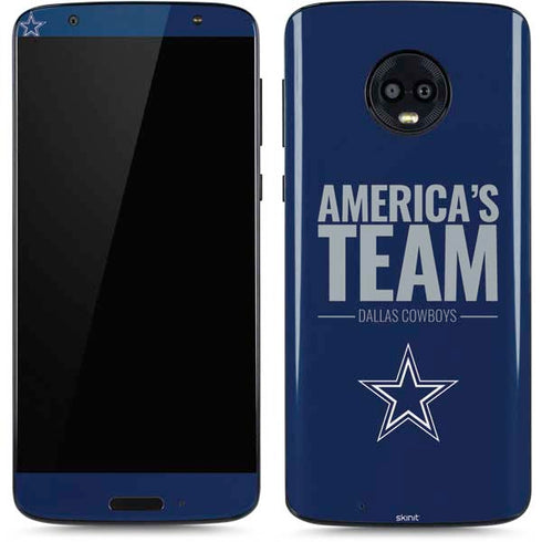 NFL Dallas Cowboys Team Motto Moto G6 Skin