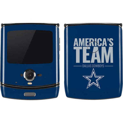 NFL Dallas Cowboys Team Motto Motorola RAZR Skin
