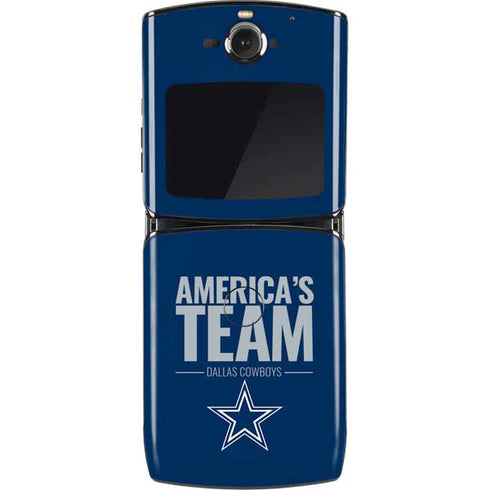 NFL Dallas Cowboys Team Motto Motorola RAZR Skin