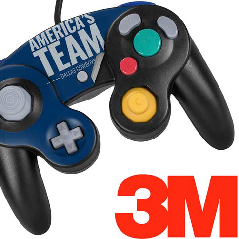 NFL Dallas Cowboys Team Motto Nintendo GameCube Controller Skin