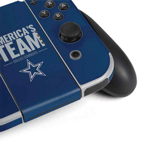 NFL Dallas Cowboys Team Motto Nintendo Switch OLED (2021) Skin