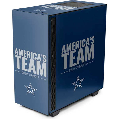 NFL Dallas Cowboys Team Motto NZXT H510 Compact ATX Mid-Tower Case Skin