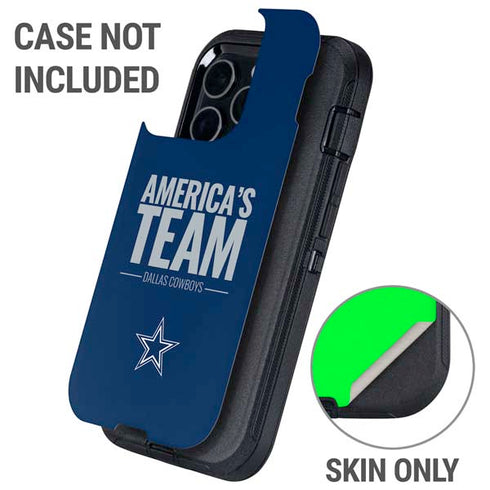 NFL Dallas Cowboys Team Motto Otterbox Defender iPhone Skin