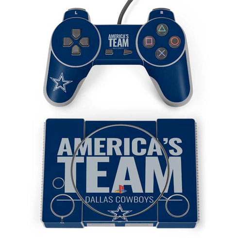 NFL Dallas Cowboys Team Motto PlayStation Classic Bundle Skin