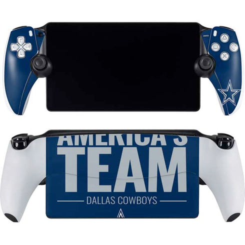 NFL Dallas Cowboys Team Motto PlayStation Portal Remote Player Skin