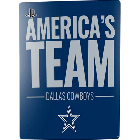 NFL Dallas Cowboys Team Motto PS5 Digital Edition Console Skin