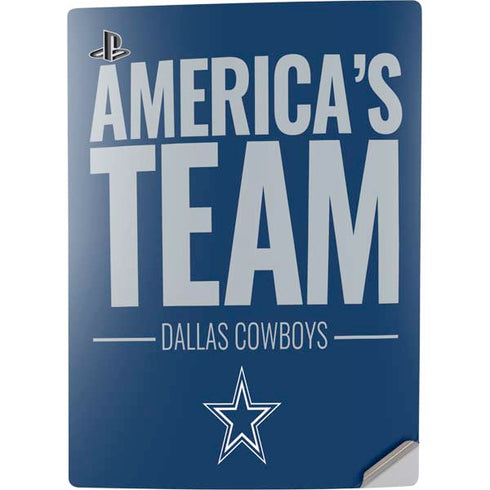NFL Dallas Cowboys Team Motto PS5 Digital Edition Console Skin