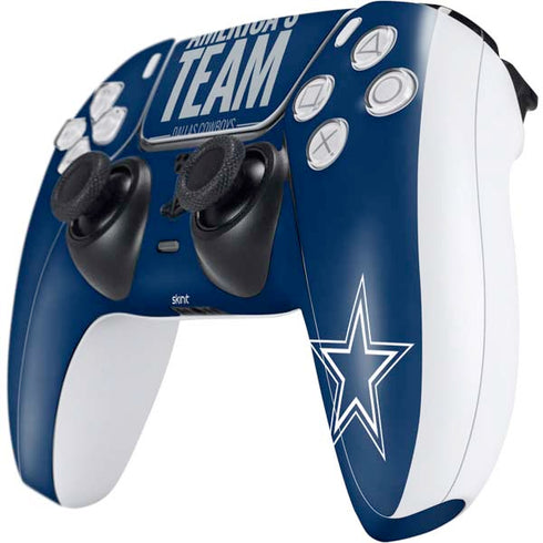 NFL Dallas Cowboys Team Motto PS5 Controller Skin