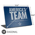 NFL Dallas Cowboys Team Motto Universal Laptop 18in (14.6 x 10.6in) Skin