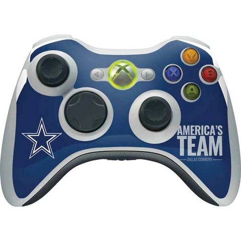 NFL Dallas Cowboys Team Motto Xbox 360 Wireless Controller Skin
