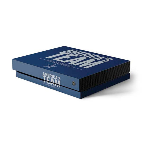 NFL Dallas Cowboys Team Motto Xbox One X Console Skin