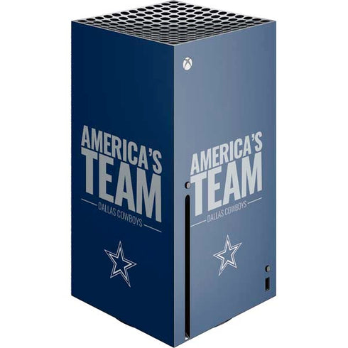 NFL Dallas Cowboys Team Motto Xbox Series X Console Skin