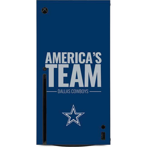 NFL Dallas Cowboys Team Motto Xbox Series X Console Skin