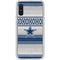 NFL Dallas Cowboys Trailblazer Galaxy A10e Clear Case