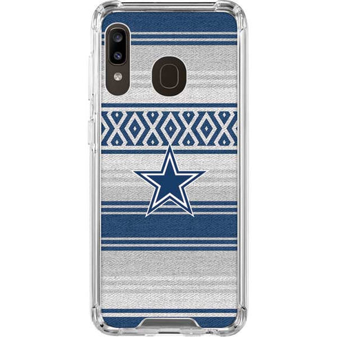 NFL Dallas Cowboys Trailblazer Galaxy A30 Clear Case