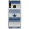 NFL Dallas Cowboys Trailblazer Galaxy A30 Clear Case