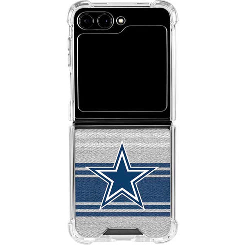 NFL Dallas Cowboys Trailblazer Galaxy Z Flip5 5G Clear Case