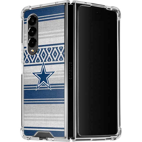 NFL Dallas Cowboys Trailblazer Galaxy Z Fold4 5G Clear Case