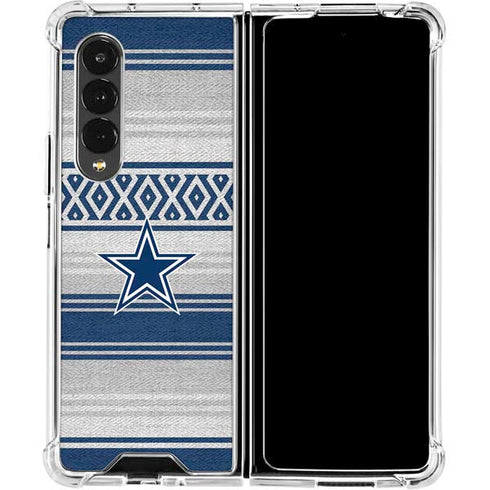 NFL Dallas Cowboys Trailblazer Galaxy Z Fold4 5G Clear Case