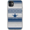 NFL Dallas Cowboys Trailblazer iPhone 11 Clear Case