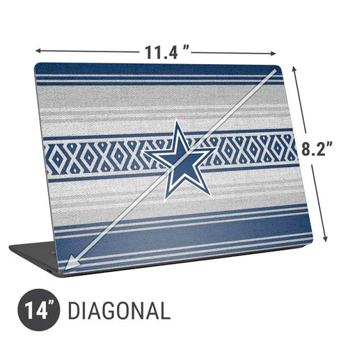 NFL Dallas Cowboys Trailblazer Universal Laptop 14in (11.4 x 8.2in) Skin