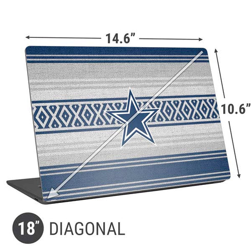 NFL Dallas Cowboys Trailblazer Universal Laptop 18in (14.6 x 10.6in) Skin