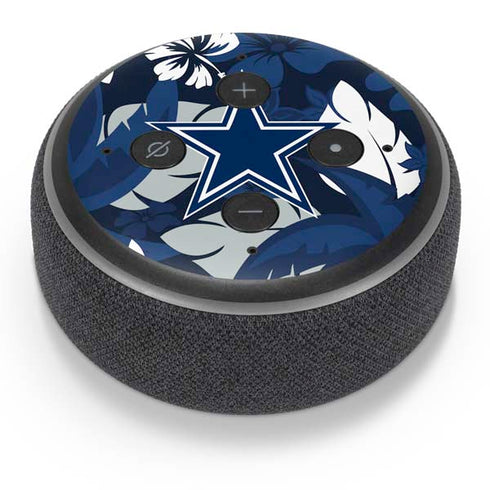NFL Dallas Cowboys Tropical Print Amazon Echo Dot Skin