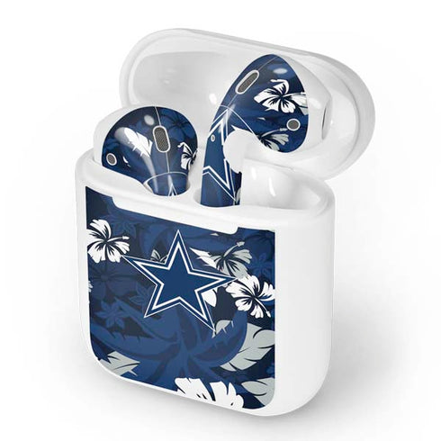 NFL Dallas Cowboys Tropical Print Apple AirPods Skin