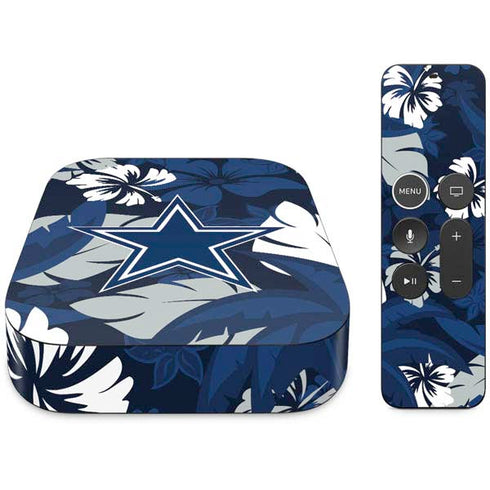 NFL Dallas Cowboys Tropical Print Apple TV Skin
