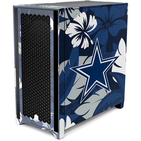NFL Dallas Cowboys Tropical Print Corsair 4000D Tempered Glass Mid-Tower ATX Case Skin