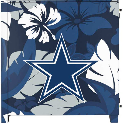 NFL Dallas Cowboys Tropical Print Corsair 4000D Tempered Glass Mid-Tower ATX Case Skin
