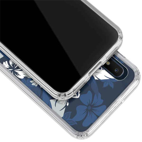 NFL Dallas Cowboys Tropical Print Galaxy A10e Clear Case
