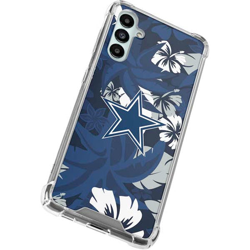 NFL Dallas Cowboys Tropical Print Galaxy A15 5G Clear Case
