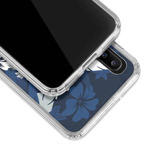 NFL Dallas Cowboys Tropical Print Galaxy A30 Clear Case