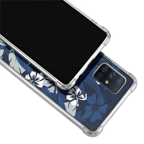 NFL Dallas Cowboys Tropical Print Galaxy A71 5G Clear Case