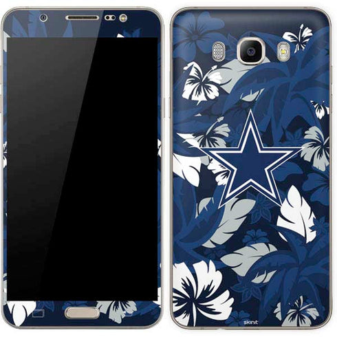 NFL Dallas Cowboys Tropical Print Galaxy J7 Skin