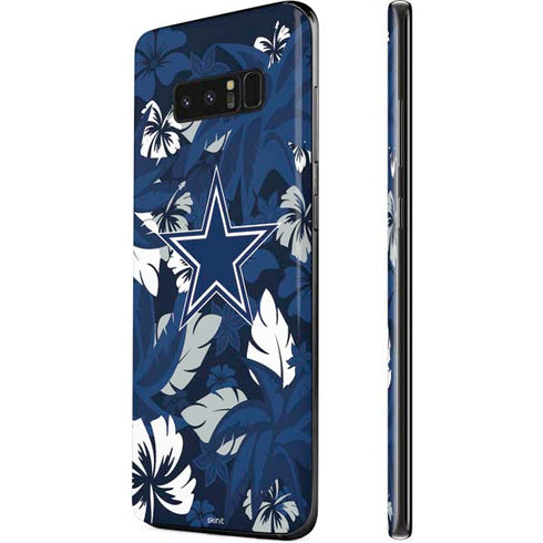 NFL Dallas Cowboys Tropical Print Galaxy Note 8 Skin