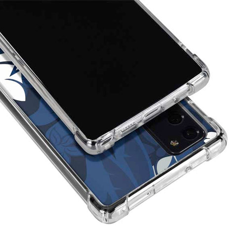 NFL Dallas Cowboys Tropical Print Galaxy Note20 5G Clear Case