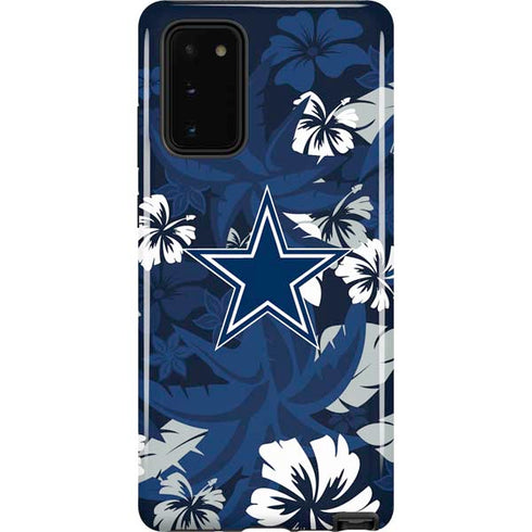 NFL Dallas Cowboys Tropical Print Galaxy Note20 5G Pro Case