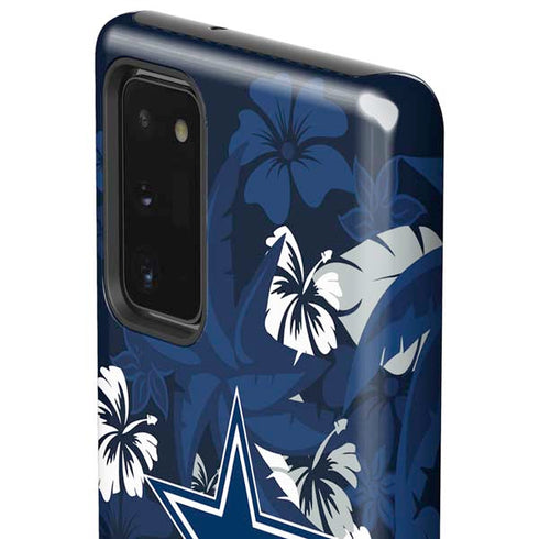 NFL Dallas Cowboys Tropical Print Galaxy Note20 5G Pro Case