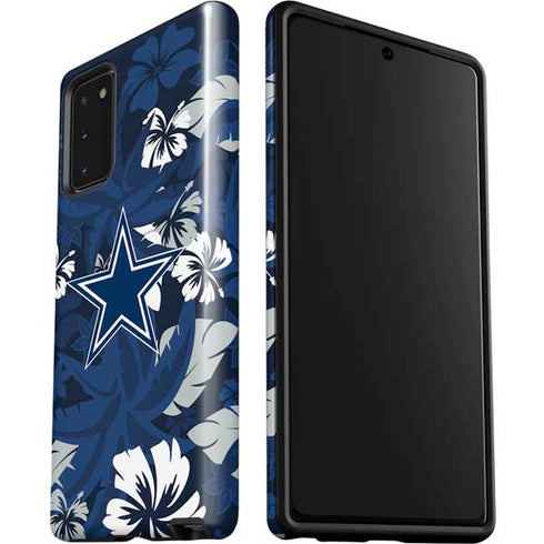 NFL Dallas Cowboys Tropical Print Galaxy Note20 5G Pro Case
