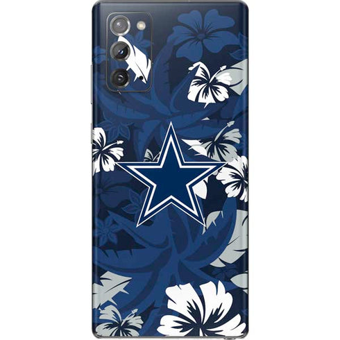 NFL Dallas Cowboys Tropical Print Galaxy Note20 5G Skin