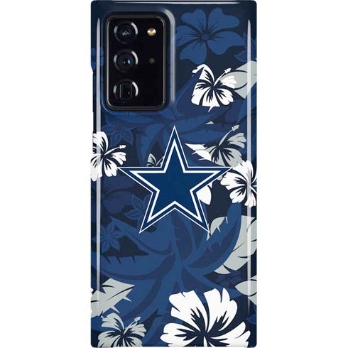 NFL Dallas Cowboys Tropical Print Galaxy Note20 Ultra 5G Lite Case