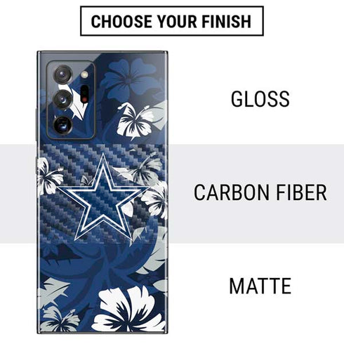 NFL Dallas Cowboys Tropical Print Galaxy Note20 Ultra 5G Skin