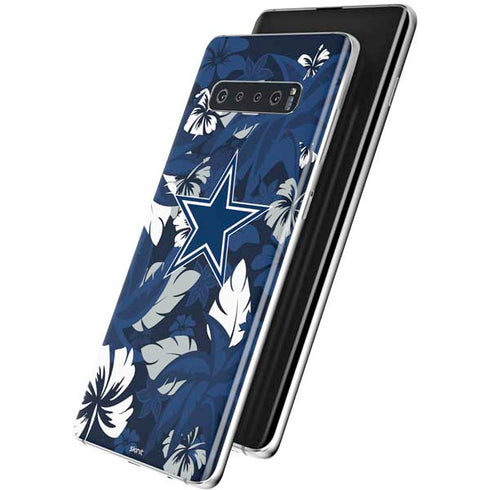NFL Dallas Cowboys Tropical Print Galaxy S10 Plus Skin