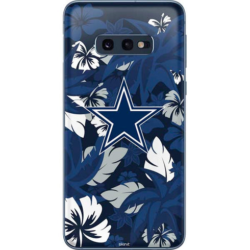 NFL Dallas Cowboys Tropical Print Galaxy S10e Skin