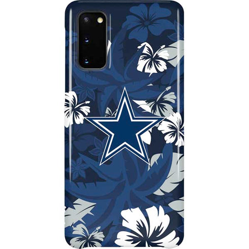 NFL Dallas Cowboys Tropical Print Galaxy S20 Lite Case